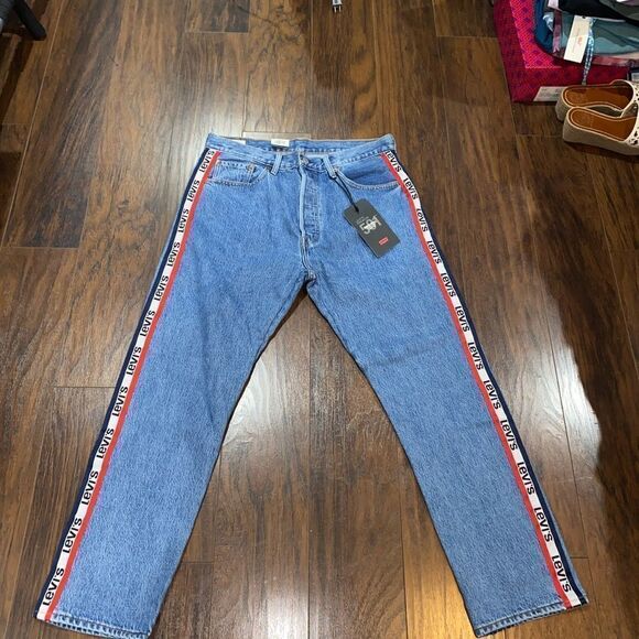 Levi's 501 Cropped Skinny Jeans Spectator Sport - Picture 4 of 15